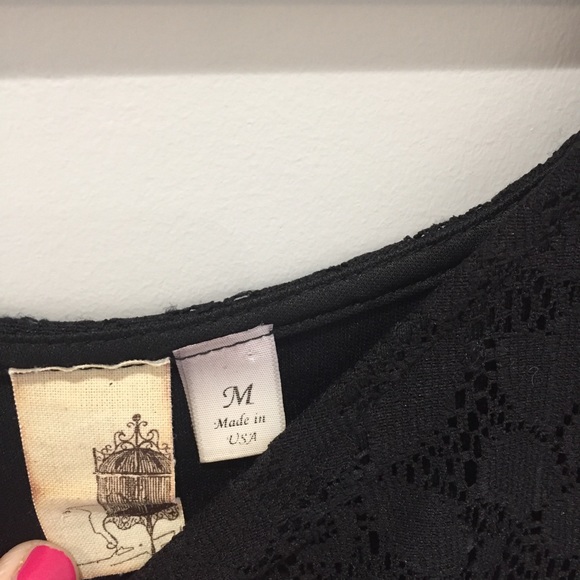 🍍Francesca’s Black Lace Dress - Picture 2 of 4